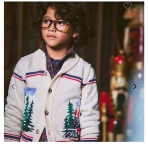 Nwt Janie And Jack The Cozy Train Cardigan